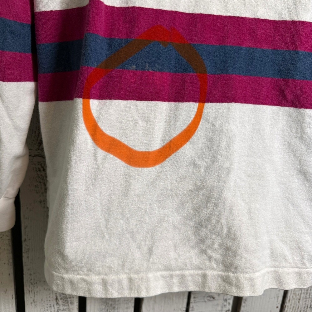 Vtg 90s Dockers Rugby Shirt Men's XL Long Sleeve Cotton Polo Collar Retro Preppy - Picture 8 of 9